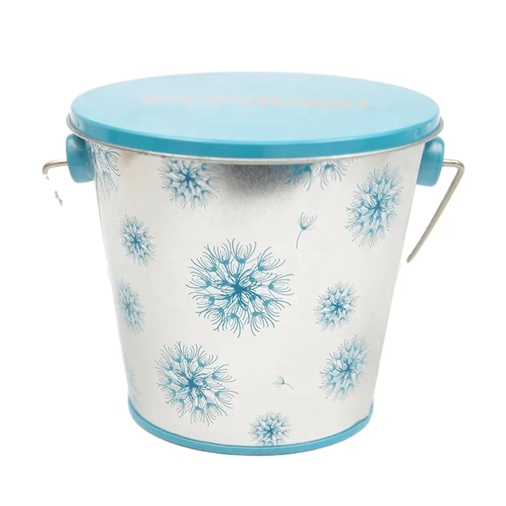 Round 250mL 500mL 1L 5L 10L Beer Wine Champagne Galvanized Tin Pot Soda Cans Ice Metal Bucket