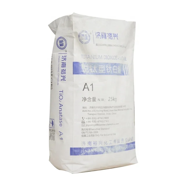 Industrial Grade Nano Pigments Anatase Tio2 Powder Yuxing A1 Titanium Dioxide For Coatings