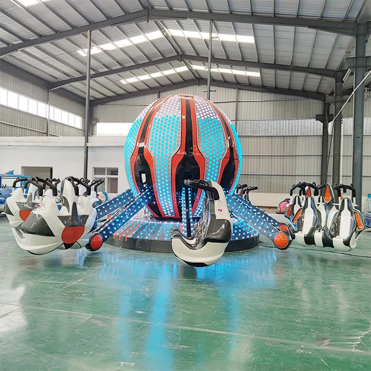 360 spinning attractive colorful family park amusement rides time pilot ride for sale