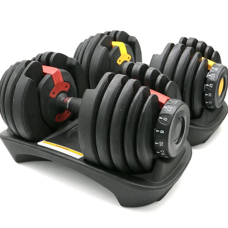 
Free Sample 24kg 40kg 52.5lb 90lb Multi Function Weights New Adjustable Dumbbell for Home Gym 552 1090 