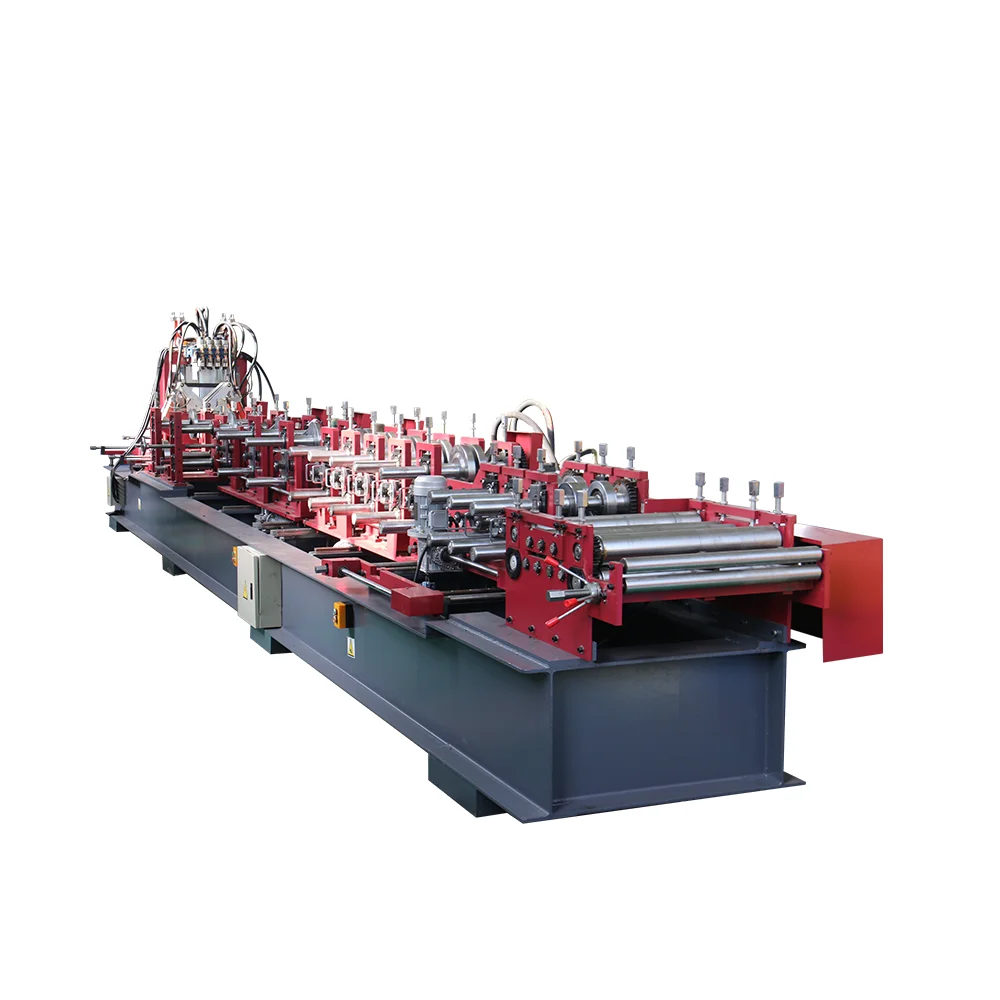 Drywall Metal Stud CZ Making Machine Light Gauge Keel Stud Track C Channel Steel Roll Forming Machine