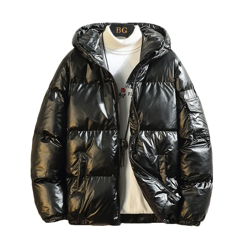 Outdoor autumn winter puff mens sliver jacket bread coat unisex 2020 china custom