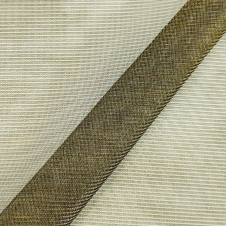 New Design Metal Fiber Material Mesh Fabric For Clothing, Fashion Gold Metallic Knit Fabric For Dresses/
