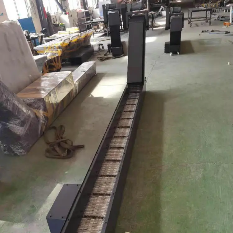 Stainless Steel Industrial Chip Removal  Machines Smooth Climbing Belt Conveyor