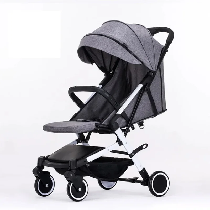 2022 Factory Direct Sale Baby Stroller 4 Wheels Lightweight Small Folding Cheap Baby Stroller