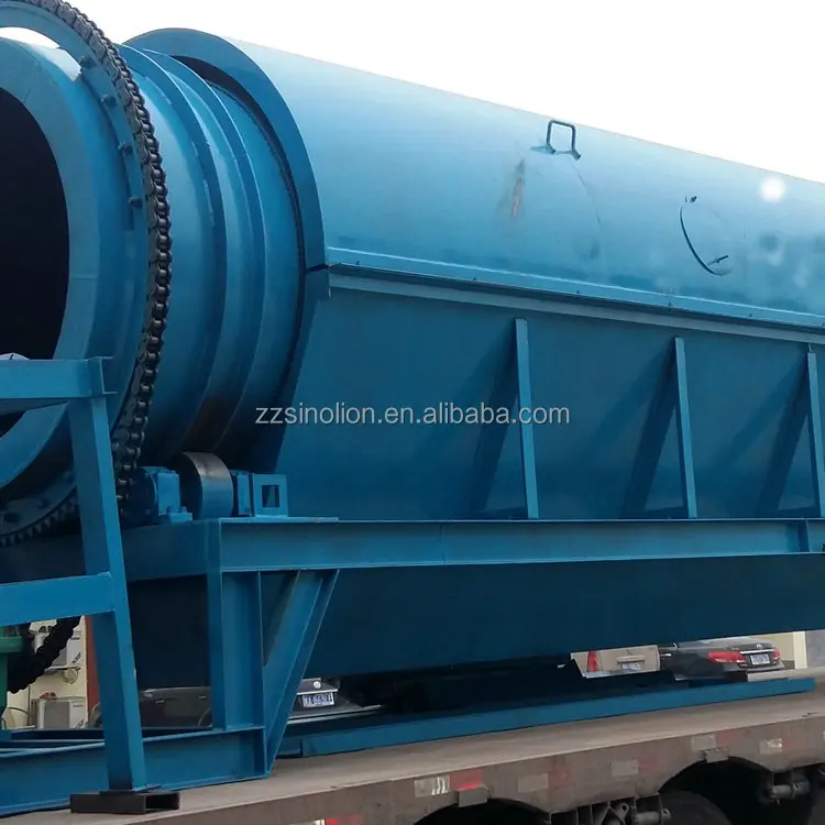 Municipal solid waste recycling plant garbage and recycle separation screen for sale