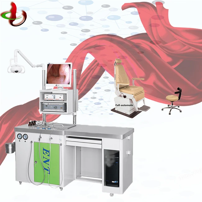Hospital use Ear Nose and Throat Ent Treatment Unit with patient chair and table unit