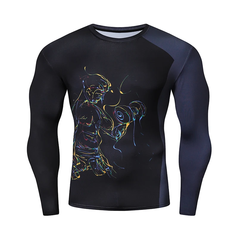 Newest 3D Print Shirt Men Long Sleeve Fancy Tops Fashion Casual Clothes Funny Streetwear T-shirt Male Clothing