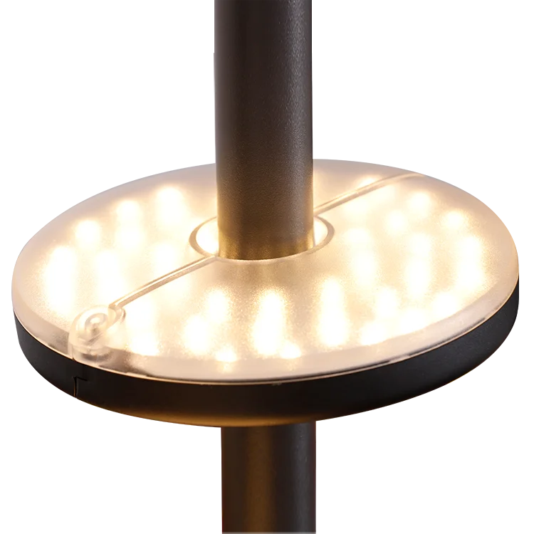 Перезаряжаемый USB наружный сад светодио дный зонтик Полюс светильник патио зонтик светильник