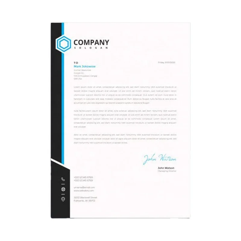OEM Custom Your Own Logo Business C4 C5 Envelope Paper Luxury Printing Letterhead