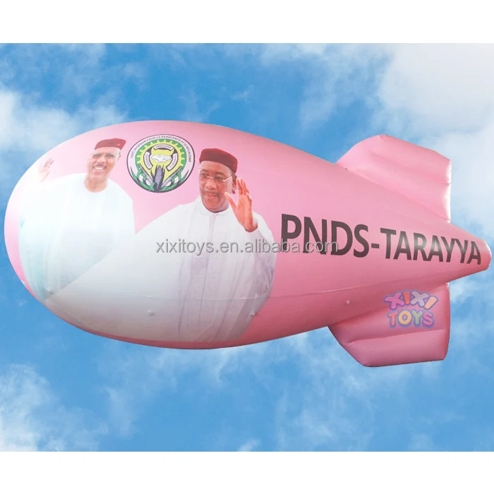 XIXI TOYS Outdoor Advertising Custom Inflatable Helium Zeppelin Balloons Inflatable Helium Blimp RC Airship Models