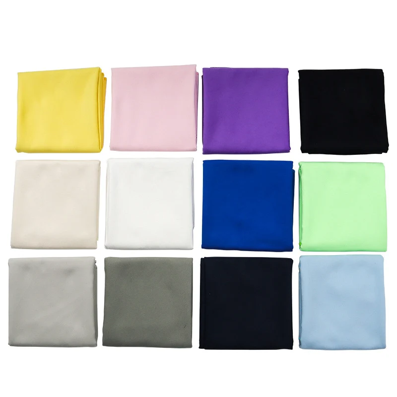 Custom Microfiber Double Sided Fleecy Quick Drying Sports Towel Logo Yoga Fitness Swimming Wipe Sweat Beach Bath Towel