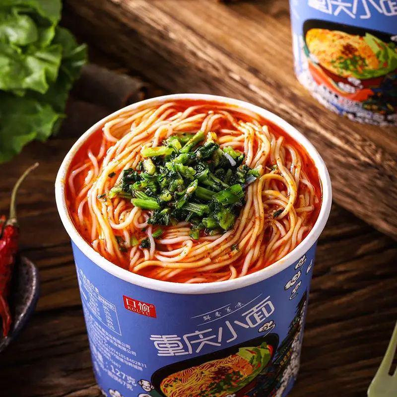 127g spicy bowl Ramen Chongqing noodles 2 minute noodles wholesale instant noodles ramen