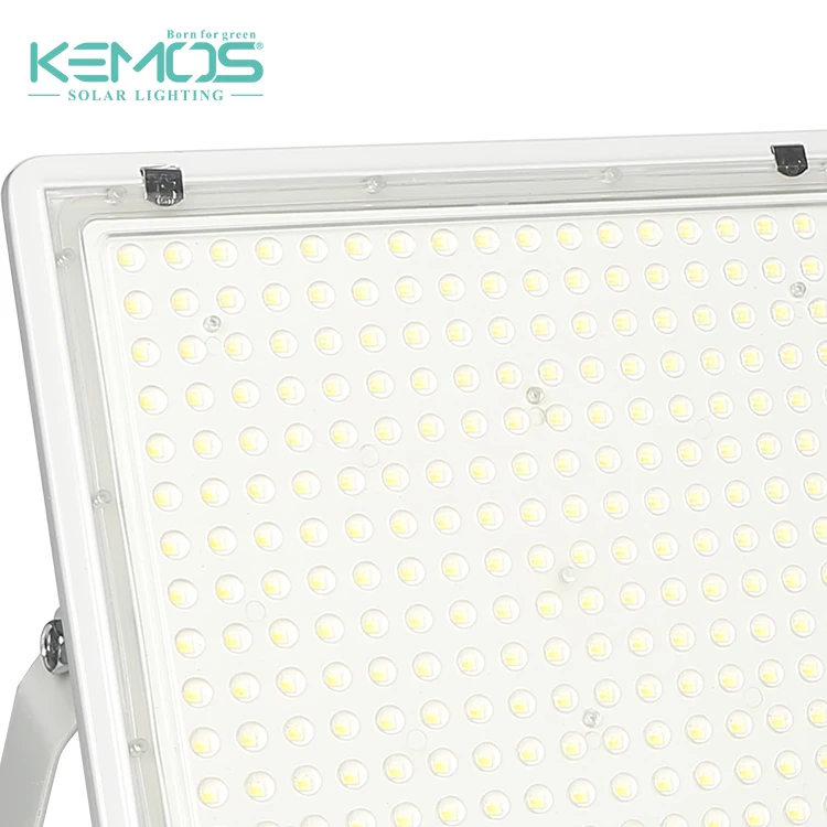 Latest new 300W solar powered led flood light with remote control dusk to dawn