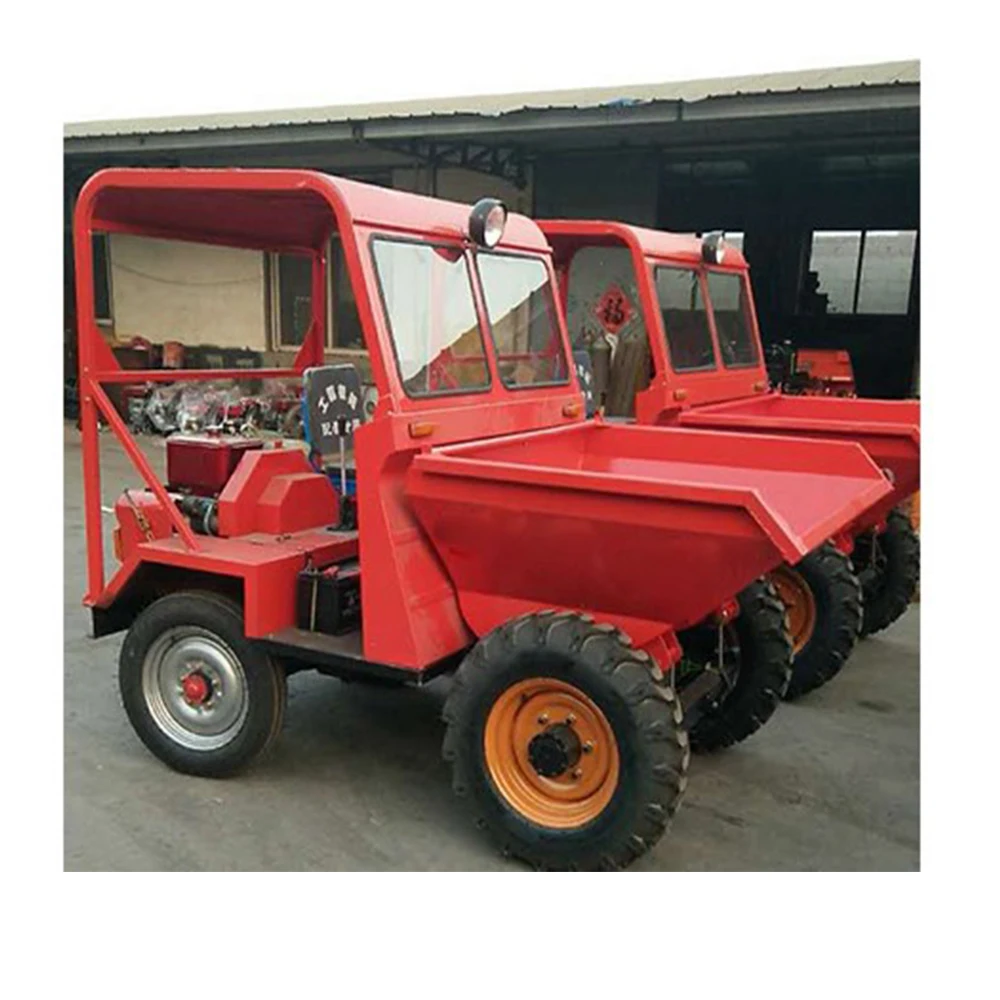 Engineering diesel Dump Truck 0.5 Cubic Meters Four Wheeled Dump Truck Sand and Earth Transport Trucks