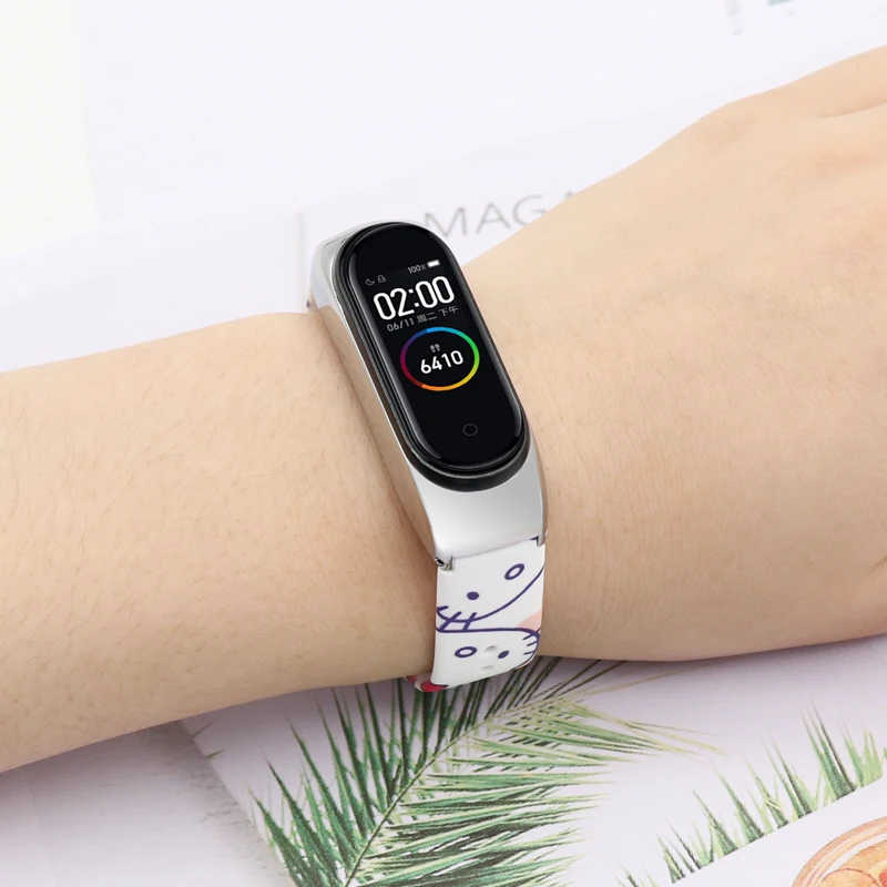 Personalized Strap  Mi Band 4 and Mi 3 Strap for Xiaomi Watch Metal Tray Printing  Watchstrap