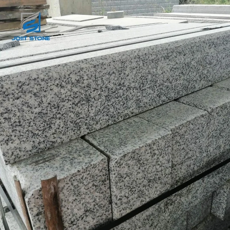 Popular Natural Landscaping Construction Grey Granite Curb Stone