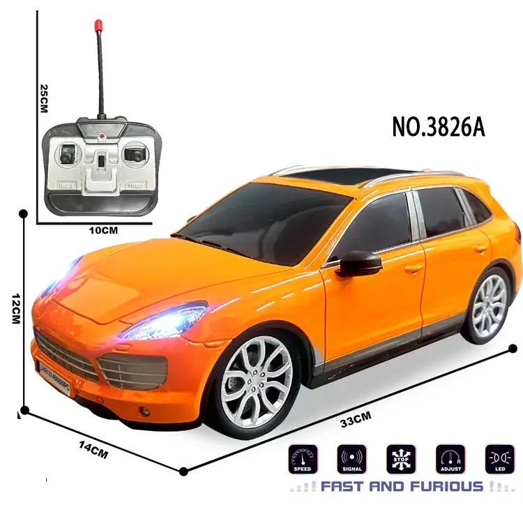 Hot selling 1 12 scale 4 channel RC car toys Outdoor remote control toys with sound