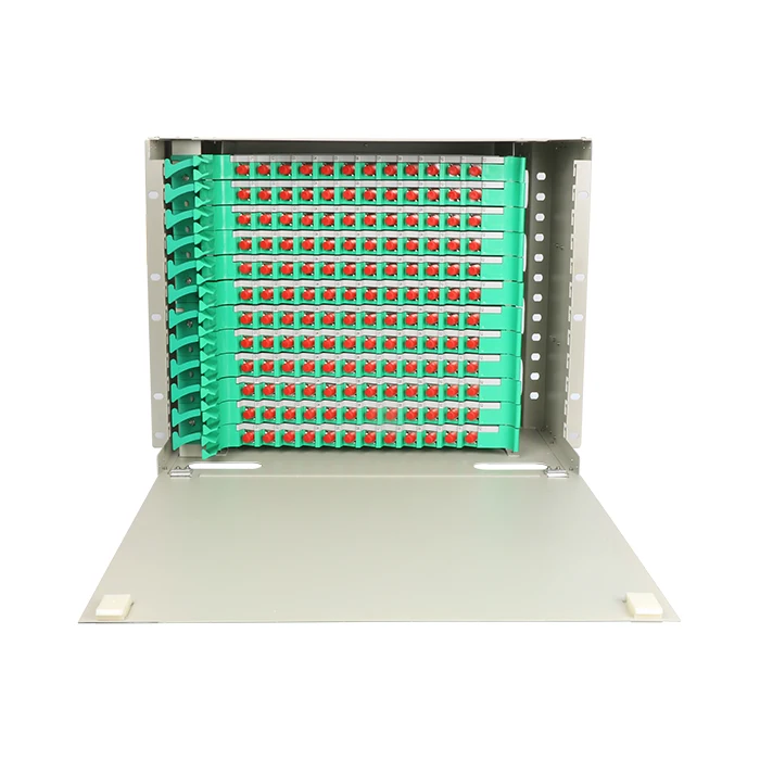 12 port UPC Optical Distribution Frame 19 Inch Cabinet 12 Core FC ODF