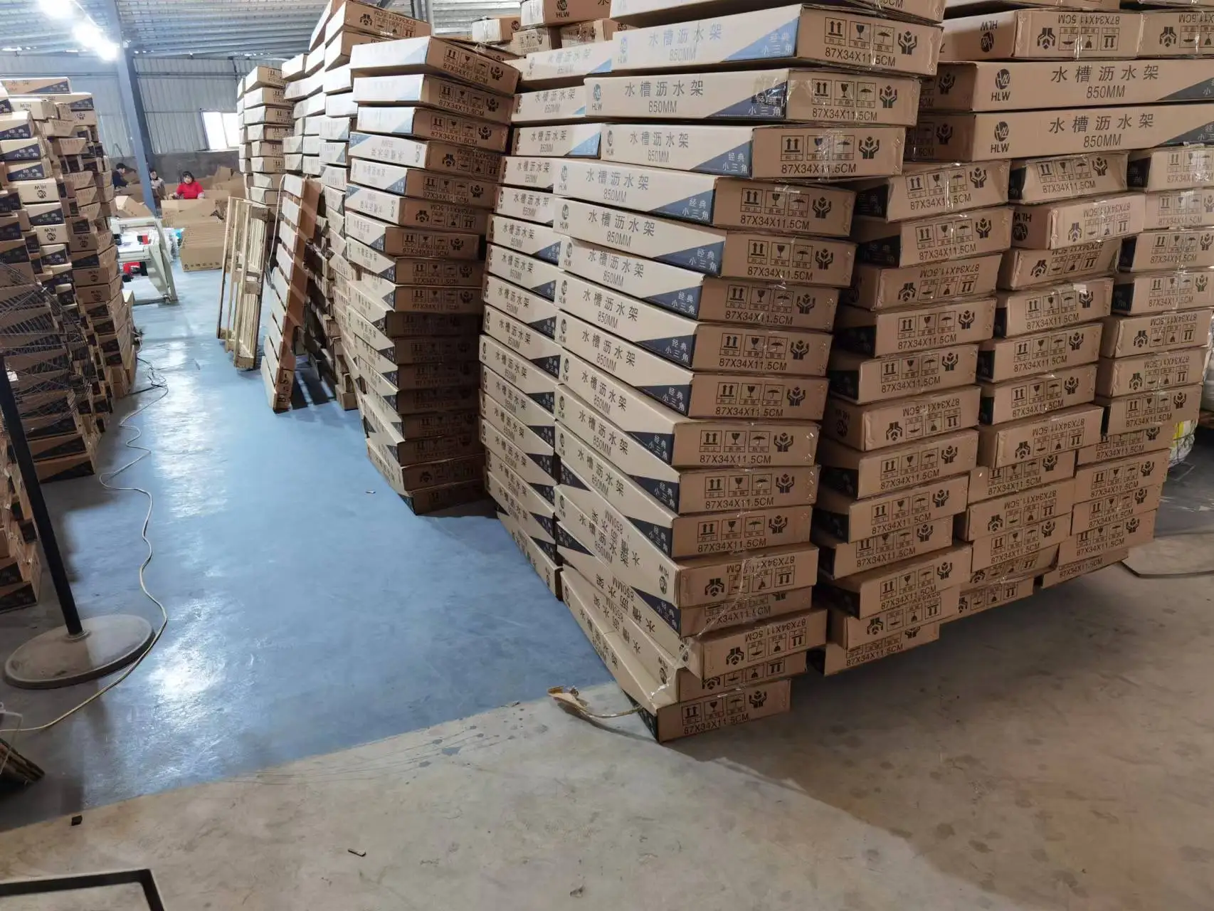 One shipping removable desktop high load-bearing dish rack Drain pan Kitchen rack Storage Holders Racks