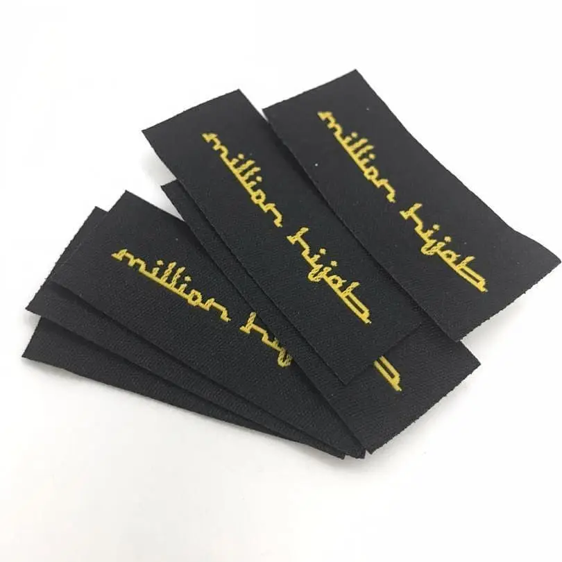 cloth scarf muslim clothing fabric brand label tag shawl logo scarves name tags customized