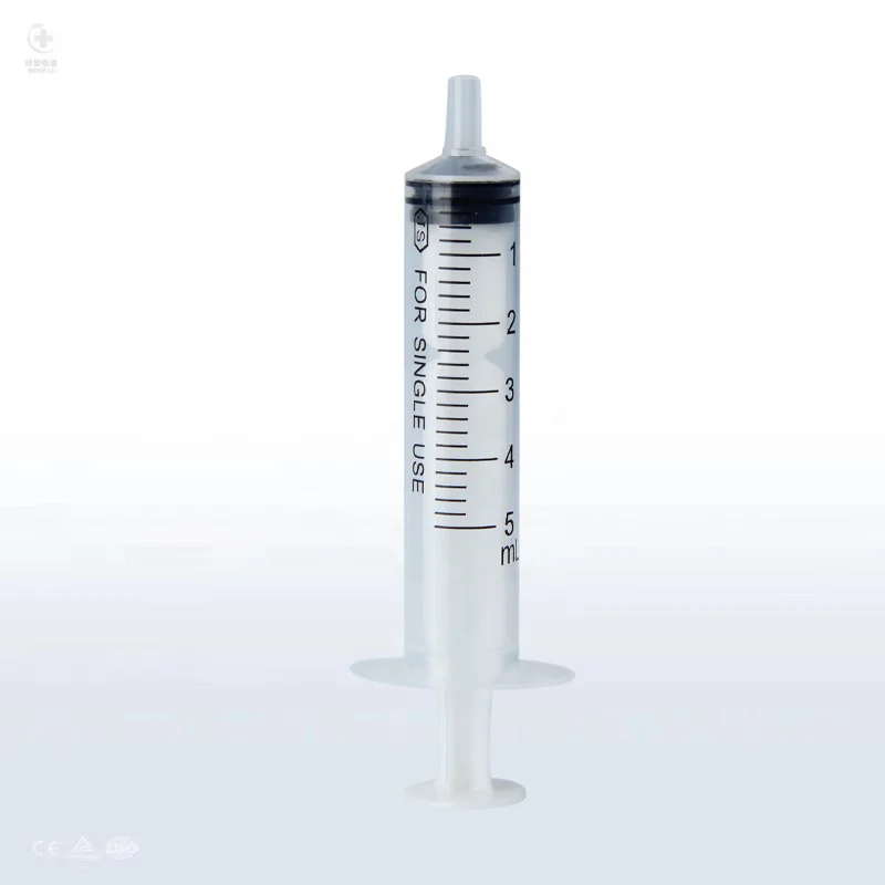 Disposable Medical Syringe Luer Lock Sterile 5ml Disposable Syringe