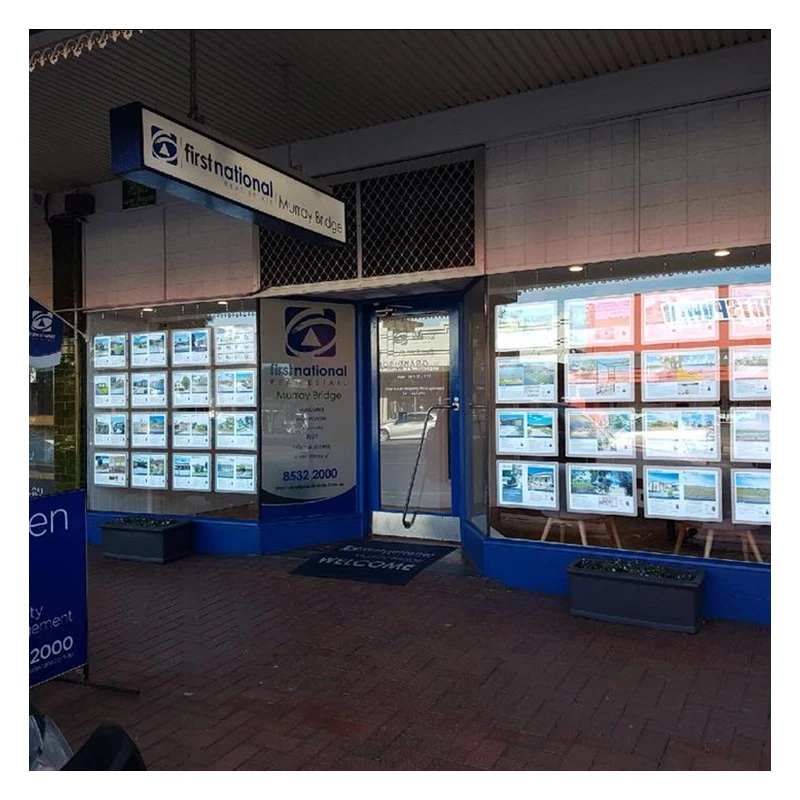 A1 A2 A3 A4 Outdoor Lightbox Acrylic Led Light Box Hanging Led Real Estate Window Display Light Box