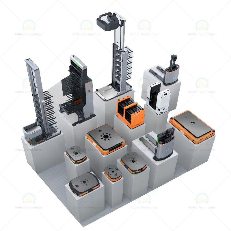 Factory directly operated finished product pallet transport AGV handling robot unmanned warehouse