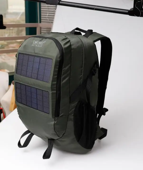 Solar Panel Backpacks with USB Charger Anti-theft Business Travel School Bag Waterproof Laptop Backpack
