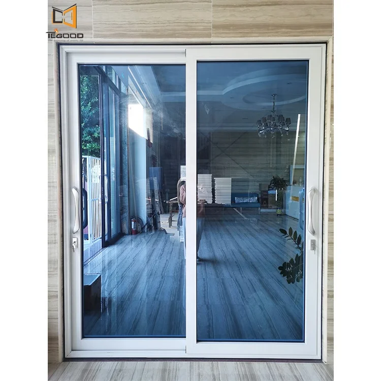 Exterior Aluminum 2 lite Sliding Patio Glass Door