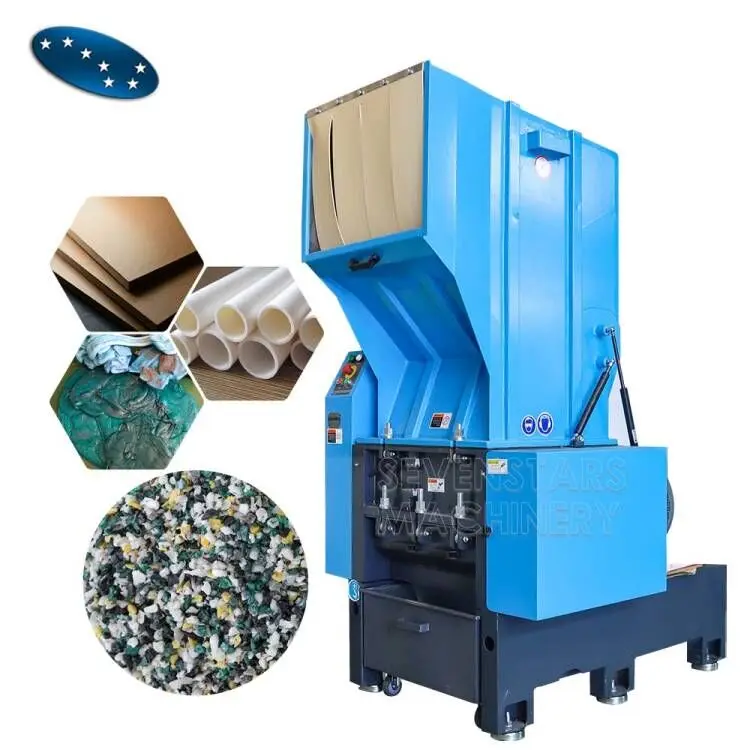 plastic crusher shredder machine PE PP film crusher machine PET bottle shredder crusher