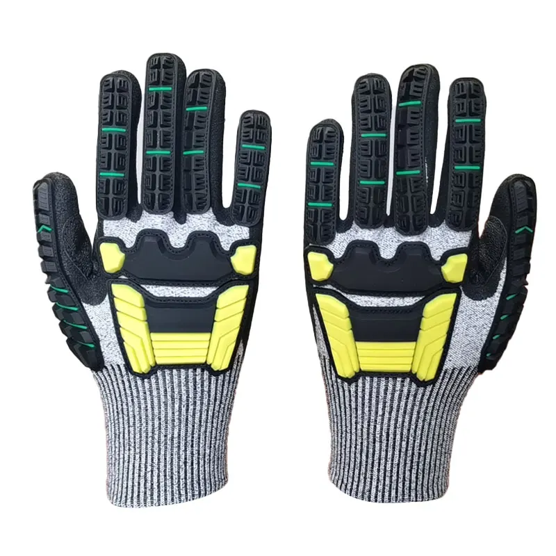 Wholesale Heavy Duty Tpr Anti Impact Rigger Industry Construction Safety Work Anti Slip Gloves