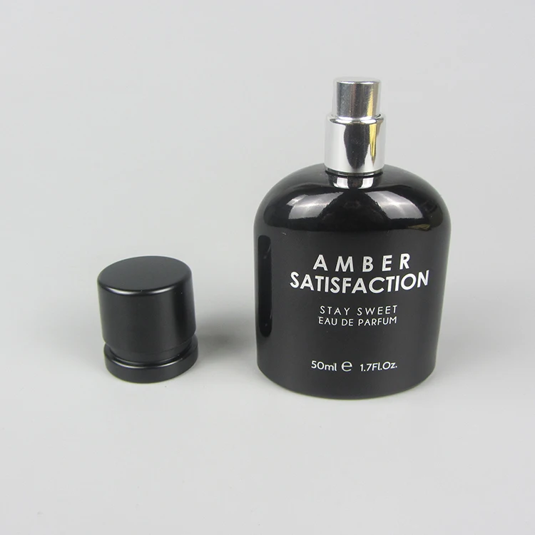 50 мл круглая янтарная бутылка для духов из французского стекла индивидуальные флаконы парфюма