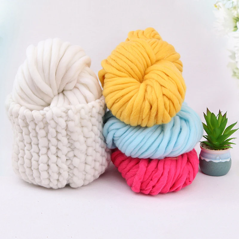 
Super Chunky and Soft Hand Knitting Iceland Yarn 250g/Skein Roving Yarn for Scarf Blanket 