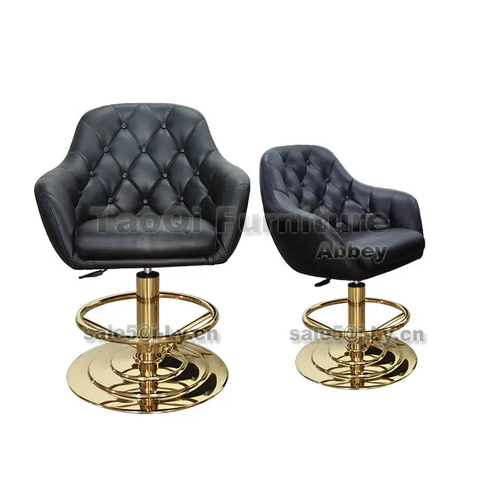Customized Casino Chair Bar stool Roulette Gaming Slot Chair Machine High Bar Table Poker Metal Golden Bar Counter Furniture