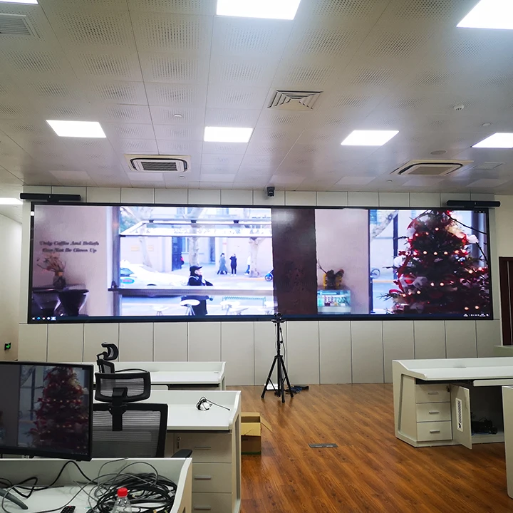 New Design Fashionable Flip Chip P1.8 600x337.5 COB LED Cabinet 16:9 Full HD Huge COB Display for Digital Exhibition Hall
