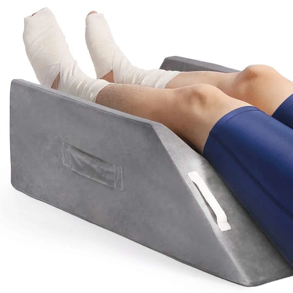 Good Quality Orthopedic Memory Foam pillow Leg Elevation Wedge Pillow for memory foam