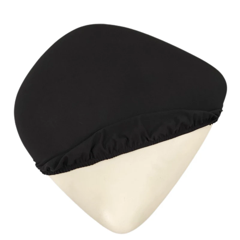 High Quality 250g Customizable Wholesale Classic Simple Outdoor Stretch spandex Black Chair Cushion Cover