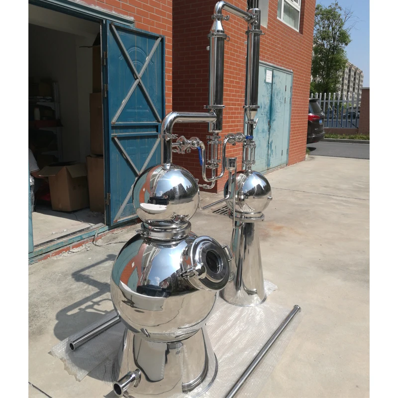 50L alembic still price distillation equipment essential oil distiller