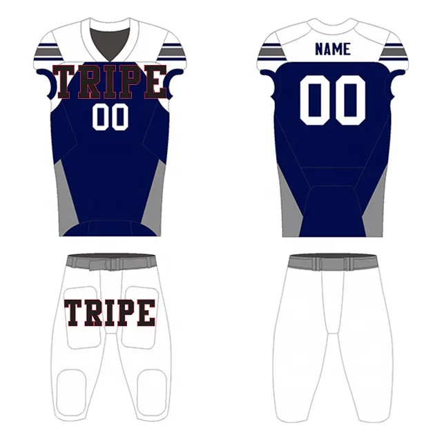 American football wear, American football jersey set