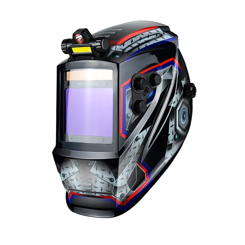 TRQ Welding helmets can be customized LED headlights