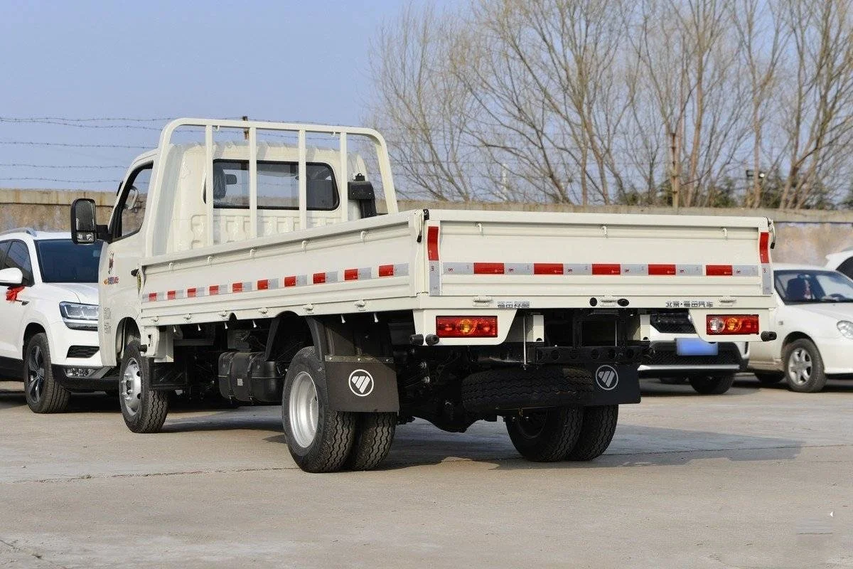 Foton 2.0L gasoline engine 144 horsepower   large cargo platform  reversing video  cargo truck van truck EU standard 2 to 6