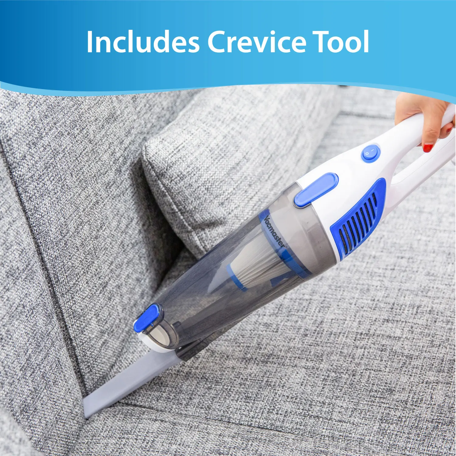 
Vacmaster portable handheld Stick Vacuum Cleaner, Lightweight compack corded for car home use, VSH01 