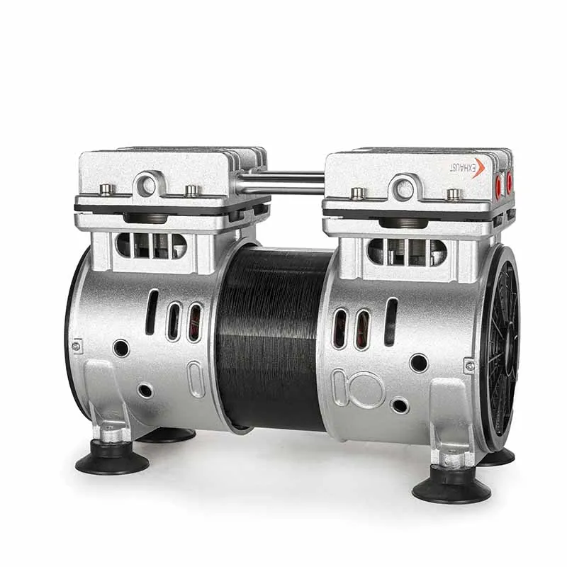 HC550A2-1 Copper Wire Portable Oil Free Vacuum Pump Positive Displacement Piston Type Ac Dental Vacuum Pumps