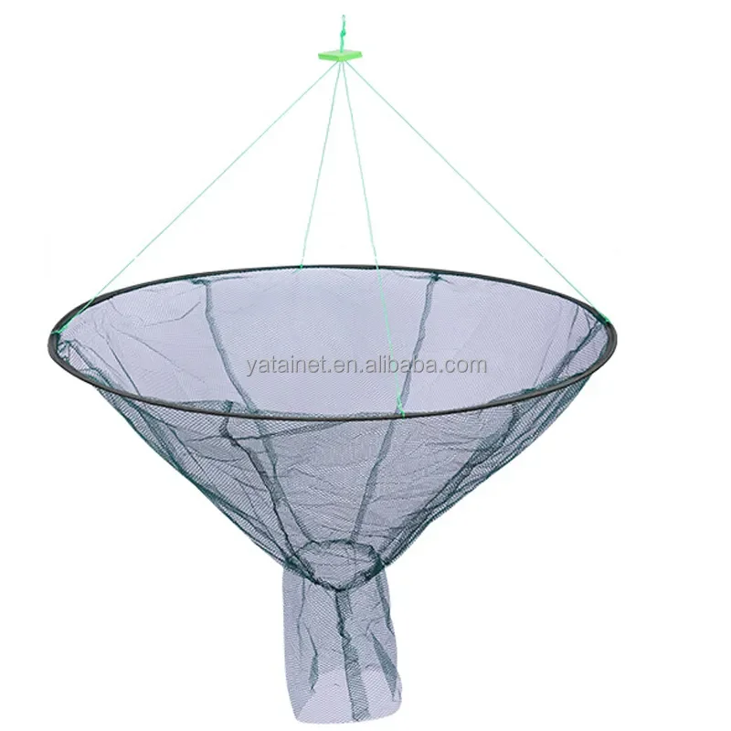 Foldable Aquaculture Trapsingle-layer fishing net for Lobster Prawn Bait Crab Shrimp Fishing Trap