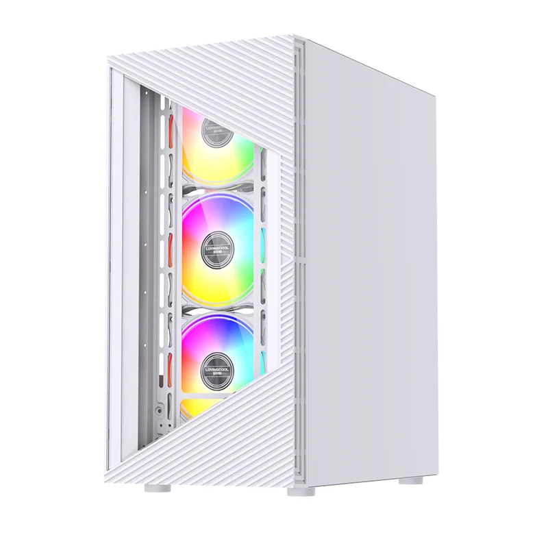 LOVINGCOOL Most Popular High Quality ATX Gaming Case Desktop Computer Chassis Mid Tower PC Gabinete Gamer RGB PC Case