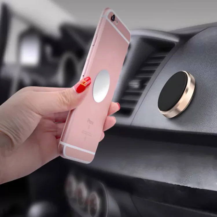 
3M Sticky Round Metal Gel Pad Dashboard Magnetic Car Mount Phone Holder for Car 
