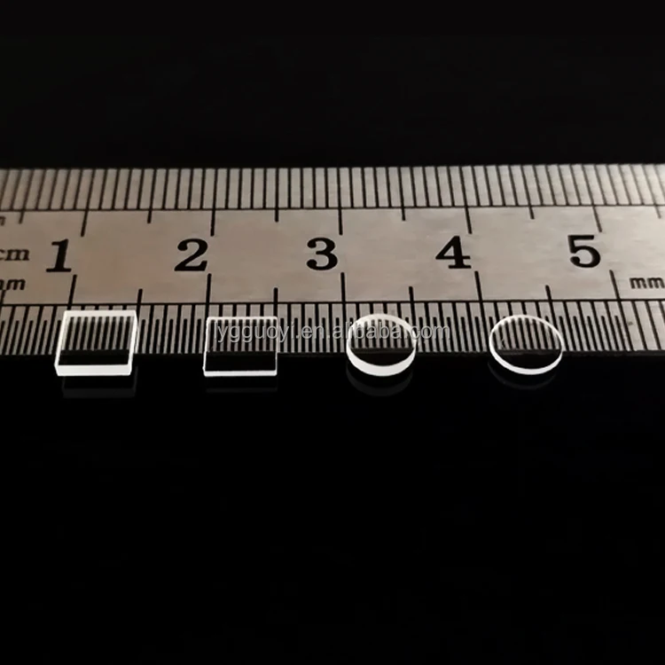 clear silica quartz glass block