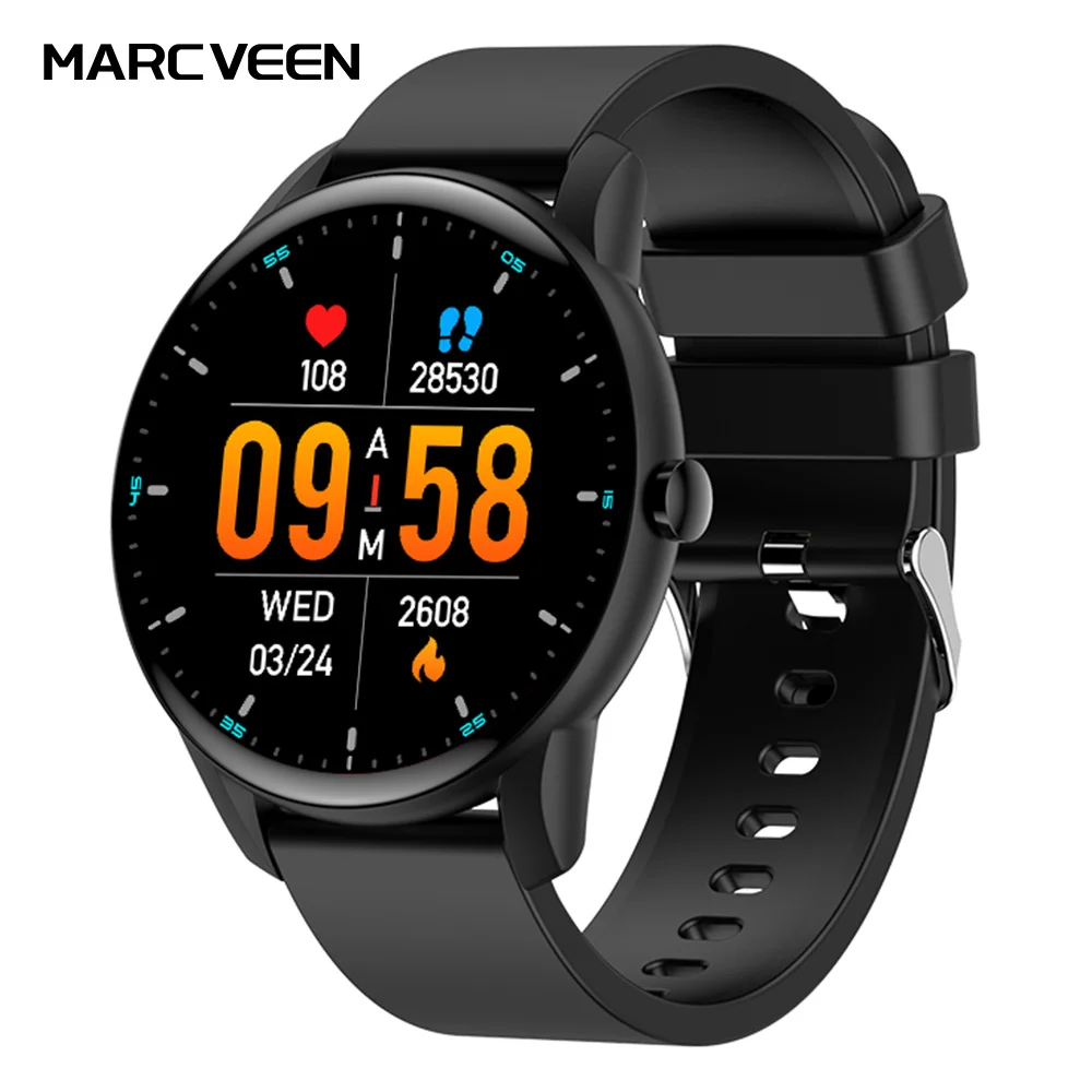 Smart Watch U52 Round Dial Face Watch 7 Customized Logo Package Smartwatch With BT Call Watch Reloj Smartwatches 2022