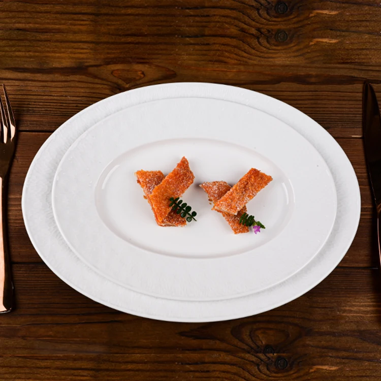 P&T dinnerwares Horeca wholesale plates ceramic ramen bowl luxury tableware set white dinner plate dishes for kitchen and home